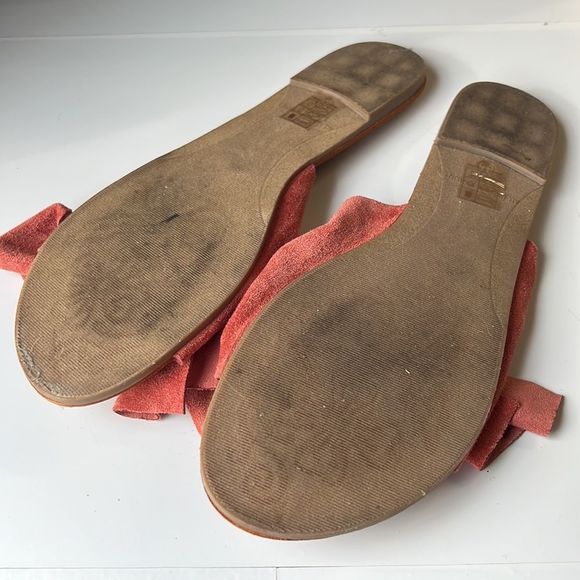 Mauve/Pink Bow Sandals - Picture 4 of 4